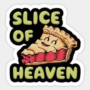 "Slice of Heaven", Retro Design Sticker